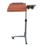 ZUN Home Use Multifunctional Lifting Computer Desk Brown 33725611