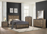 ZUN Rustic Dark Ebony Finish 1pc Chest of 4 Drawersen Bedroom Modern Furniture Mahogany Finished B011P183414