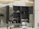 29'' x 28'' Modern Wall Mounted Bathroom Medicine Cabinet, Bathroom Wall Storage Cabinet with N710P209440E