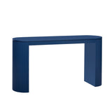 U_STYLE Curved Design Console Table with Unique Vertical Stripe Design ,Suitable for Living N711P205935V