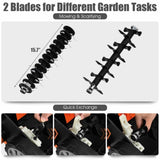 15" Electric Lawn Dethatcher w/ 50L Collection Bag Orange 60331946