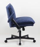 Cross-Legged Friendly Office Chair with Criss Cross Frame, Rolling Casters & Fold-Down Arms, 88505348