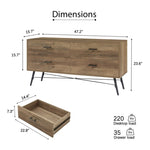 ZUN 4-Drawer Chest, 4 Drawer Dresser TV Stand for TV, Dressers Bedroom Furniture Large Storage Tower W1820P152741