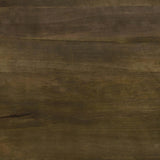 Natural and Gunmetal Top Accent Table B062P153907