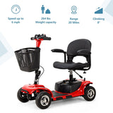 ZUN 4 Wheel Mobility Scooter for Seniors, Electric Power Wheelchair with Lights and Long Range Battery 38765024