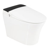 Heated Seat Smart Toilet, One Piece Toilet, Automatic Flush Tankless Toilet without Bidet, with Foot N753P213733G