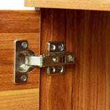 Walnut TV Stand for 70 Inch TV Stands, Media Console Entertainment Center Television Table, 2 W33128757