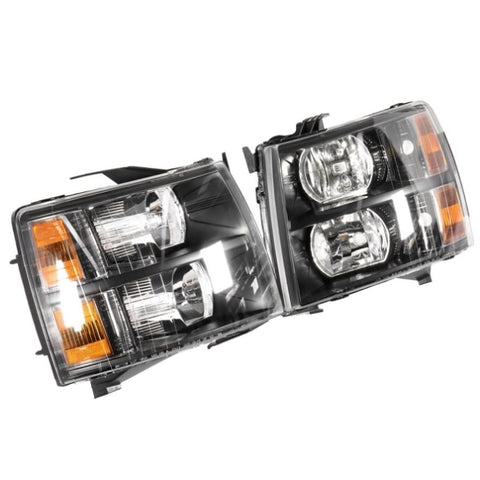 ZUN 2007-2014 Chevy Silverado 1500 2500HD Replacement Headlights Lamp Left Right 30831976