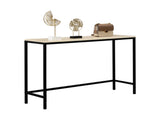 Industrial Style Porch Table Single Layer Light Walnut Color Triamine Board 58699420