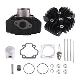 60cc Big Bore Cylinder Piston Gaskets Stud Top End Kit Fit for Yamaha PW 50 1981 - 2009 29266002