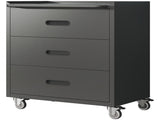 Heavy-Duty Metal Storage Cabinet with Wheels - 3 Drawer Tool Cabinet for Garage, Office, and Home 68821751