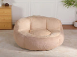 Oversized Bean Bag Chairs,Multicolor Faux Fur Couch Filled with Shredded Sponge,Large Lounger Sofa 03068606