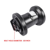 Black Bottom Roller 5/8 Inch Bolt Hole Diameter RC788-21702 for Kubota Models KX033-4 39380597