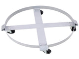4Pcs Dolly for 55 Gallons,Barrel Dolly with 4 Swivel Caster Wheels,Heavy Duty Steel Frame W46577449