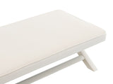 Comfort Double Bench Upholstered in Velvet Fabric,Stool Stylish X-Crossed Legs,Comfort Cushion W2671P441828