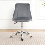 Modern velvet fabric metal legs living room furniture dining chair, plated five-claw legs, soft and W210P217847