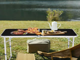 4Ft Portable Multipurpose Folding Table black 19535888