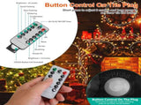 Lighted Birch Garland, 7.87ft 144 LED Warm White Lights with 8 Modes, Remote & Timer, IP45 91516370