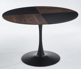 ZUN 47.2INCH TULIP ROUND DINING TABLE,OFFICE TABLE,COFFEE TABLE,120X120X74CM W234P208581