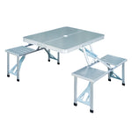 ZUN Portable Camping Table and Chairs / Dining Table （Prohibited by WalMart） 20165129