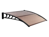 100 x 96cm Household Application Door & Window Rain Cover Eaves Brown Board & 48053993