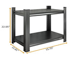 2-Layer Metal Storage Rack, Adjustable Divider Shelf, Metal Bookcase, Office Vertical Storage Rack, 61824330