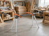 300 lb Miter Saw Stand, Collapsible Stand with One-Piece Mounting Brackets & Clamps, Adjustable 62181391