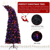 7ft Wizard Hat Shape Automatic Tree Structure PVC Material 1050 Branches 400 Lights 10 Functions 25044014