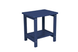 Lounge Chair with Side Table, 3-Piece Oversized Chaise Lounge Chair Set with Wood Texture,Navy W2103P254653