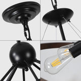 (Same as W1340111208/L1012) 8-Light Retro Farmhouse Chandelier For Kitchen, Living room, Dining room W1340P206642