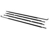 Door Belt Molding Weatherstrip Set for 1995-2002 Toyota Corolla 1.8L Front Rear 75710-02050 72638917