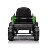 ZUN Ride on Tractor with Trailer,12V Battery Powered Electric Tractor Toy w/Remote Control,electric car W1396124970