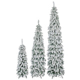 no provide self pick-up.8FT, 6FT, 4FT Pre-Lit Pencil Trees, 3-set Slim Artificial 84517251