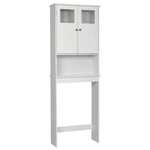 ZUN FCH Double Doors Bathroom Cabinet White 03305955