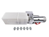 12V DC 6 Quart Hydraulic Pump 6 Way Double Acting Hydraulic Power Unit for Dump Trailer, Scissor 81919656