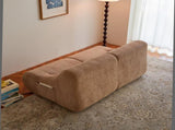 Shoes sofa-in-a-Box, Memory Foam 2-Seater Couch, No Installation & Easy to Transport, Deep Seat W668P381958