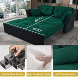 Convertible Pull Out Sofa Bed Queen Size, 3-in-1 Convertible Sleeper Couch with Thicked Cushions and W3163P269679