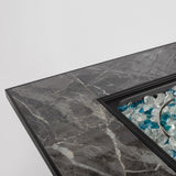 30inch Outdoor Fire Table Propane Gas Fire Pit Table with Lid Gas Fire Pit Table with Glass Rocks W85343034