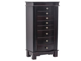 Jewelry Armoire with Mirror, 8 Drawers & 16 Necklace Hooks, 2 Side Swing Doors 06832042