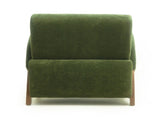 Lounge chair, accent chair, 28.15-inch Velvet Fabric Decorative Sofa, with Four Birch Legs, Suitable W2901P463303
