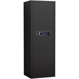Heavey Duty,Large Size 5-8 Gun,Black Gun Cabinet with Electronic Password Keypad Lock,Unassembled W1779P163502