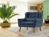 Modern Accent Chair,Chenille Arm Chairs for Living Room,Upholstered Mordern Armchair,Comfy Soft W1028102388