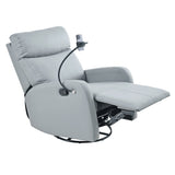 ZUN Swivel Rocker Recliner Chair,360 Degree Nursery Rocking Chair,Glider Chair,Modern Small Rocking W1028P251470