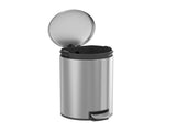 Bathroom Trash Can, 3.1 Gallon Small Stainless Steel Step Garbage Bucket Bin with Soft Close Lid, 42733836