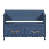 TREXM Shoe Bench with Removable Cushion, Entryway Bench with Hidden Storage for Entrance and Living N715P198567M