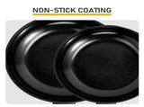 20-Piece Aluminum Cookware Set, Black Non-Stick Pots and Pans Set with Assembled Handles - 6 Pots 54655356