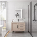 Bathroom Medicine with Lights, 2820 Inch LED Medicine with Mirror, Lighted Medicine W1738100839