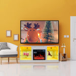 ZUN Fireplace TV Stand With 18 Inch Electric Fireplace Heater,Modern Entertainment Center for TVs up to W1625P152177