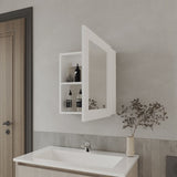 Payson Medicine Cabinet in Melamine With Included Mirror, White B128P237154
