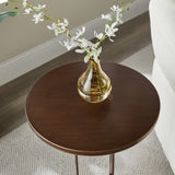 Tareel Antique Bronze Round Accent Table B050P364436